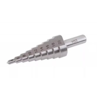   Léptető fúrószár DIN 1412C HSS 5-35mm 13 lépcsős, ALU, fém, műanyag